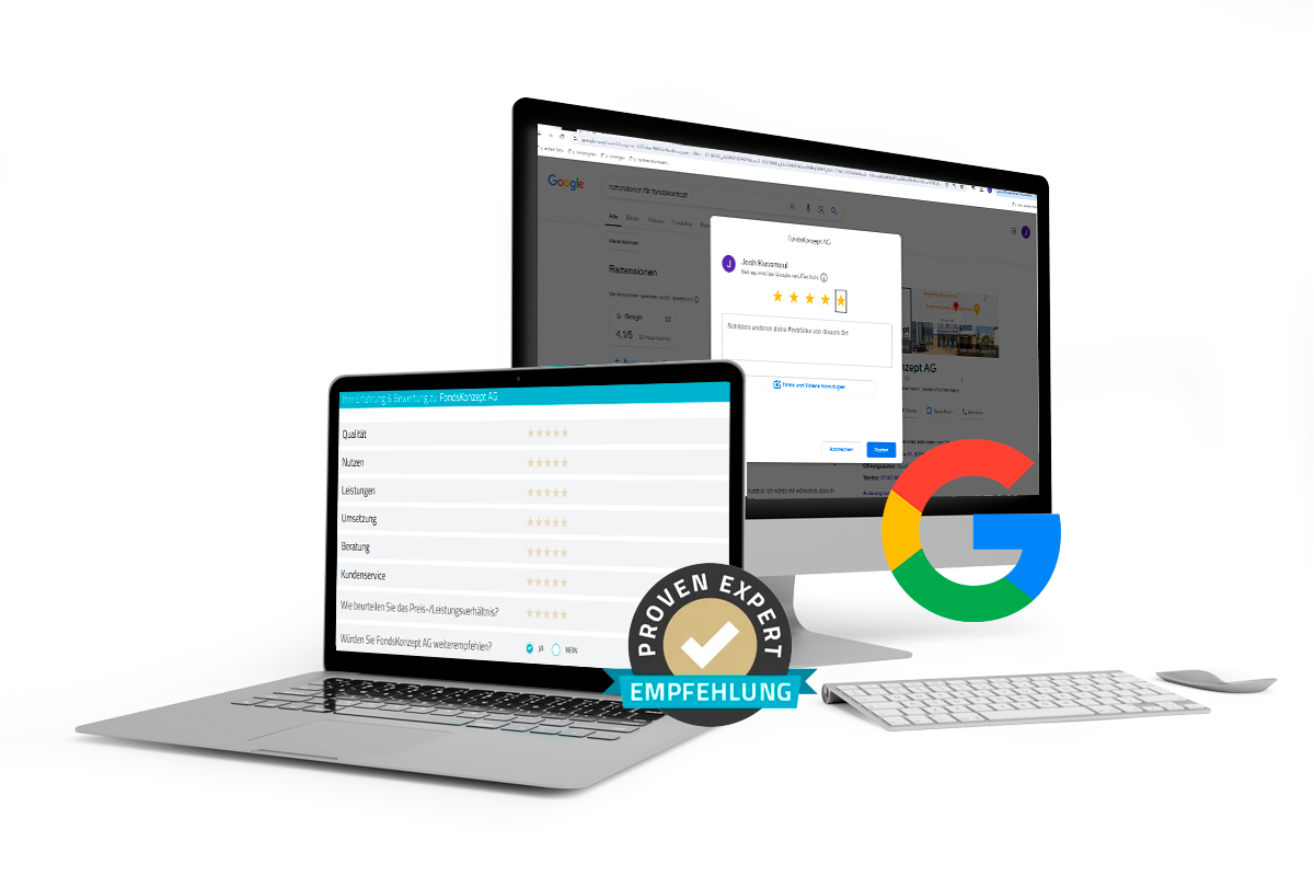 Bewertunben Bild Bewertungen bei google und proven expert