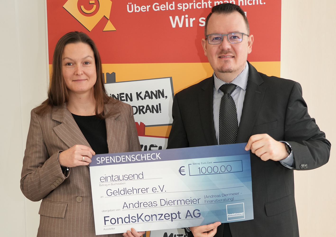 Diermeier Spendenuebergabe Diermeier